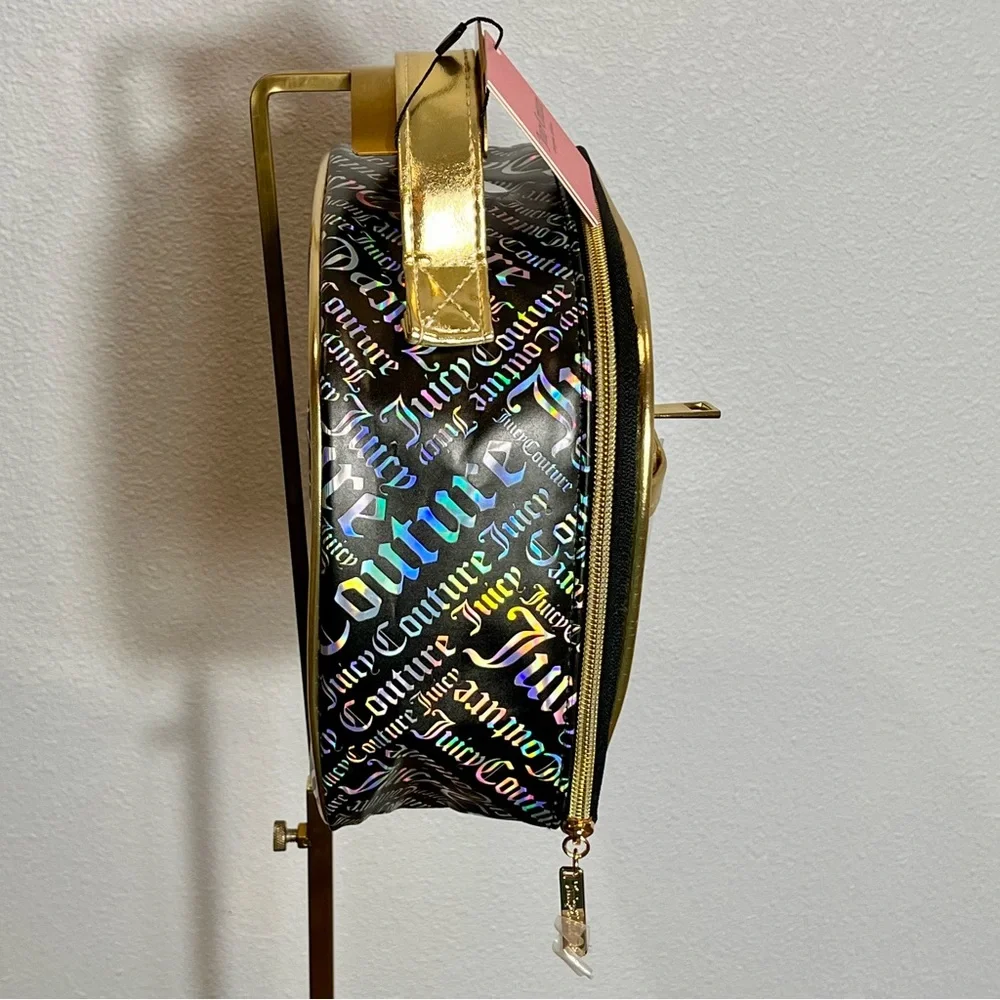 NWT Juicy Couture Holographic Logo Cosmetic Bag Set | NWT | Makeup Travel Y2K - Picture 5 of 14